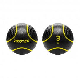 Pelota Medicine Ball Proyec Goma Con Pique 3 Kg