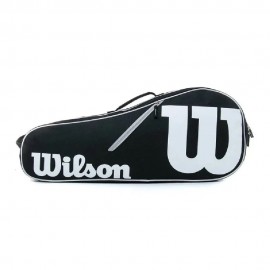 Raquetero Wilson Advantage Iii 3 Pack Bag Negro/gris