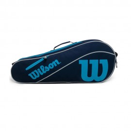 Raquetero Wilson Advantage Iii 3 Pack Bag Azul/negro